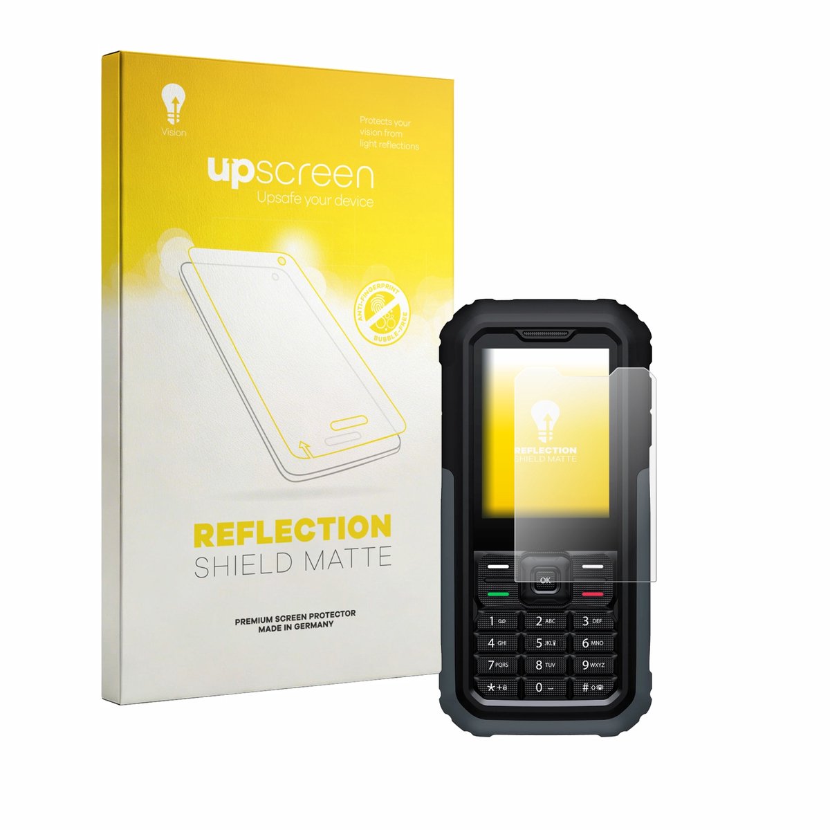upscreen - Screenprotector voor TCL OneTouch 5044 - Folie Beschermfolie anti glare matte