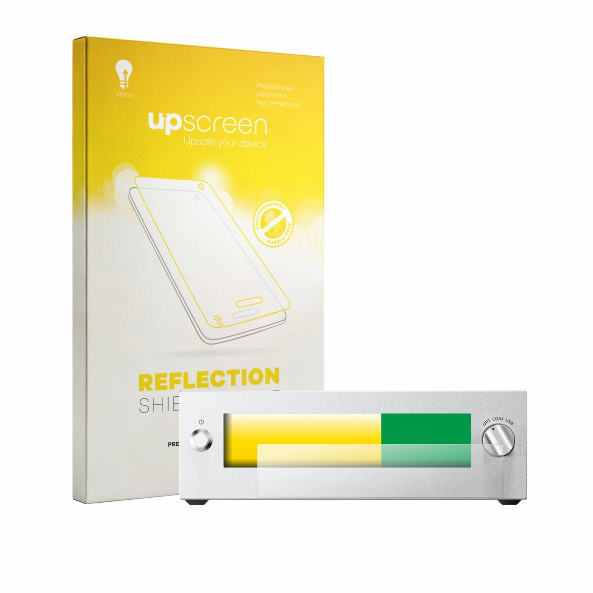 upscreen - Screenprotector voor FiiO Warmer R2R - Folie Beschermfolie anti glare matte