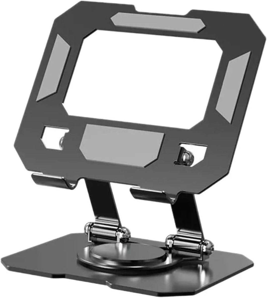360 graden draaibaar, verstelbaar, inklapbaar van metaal, tabletstandaard, in hoogte verstelbaar, tablethouder, tafel, compatibel met iPad Kindle iPhone voor 4-16 inch plat paneel