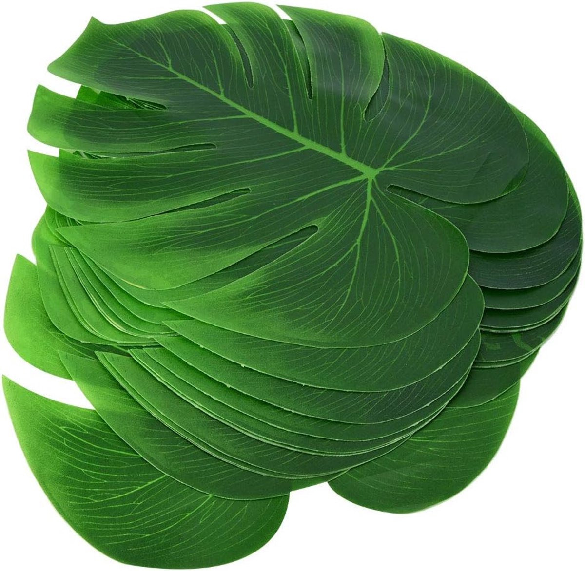 Leaf Tafelvlag, 12st Bestekmat Jungle Beach Thema Feesttafeldecoraties