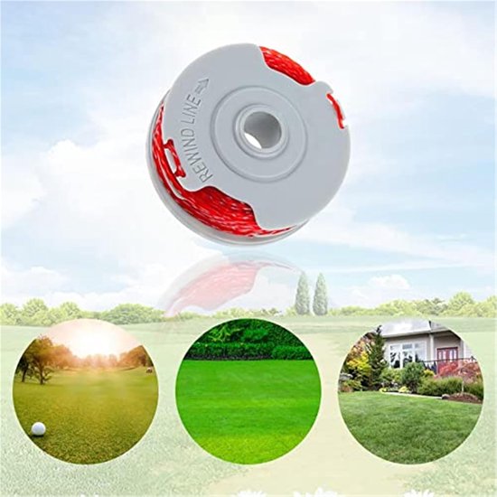Spoel Lijn, 0,06" Automatische invoer Spoel en Lijnspoelen, Dubbele Lijn Draadtrimmer Weed Eater Spoelen Lijn, for Flymo Fly021 Grastrimmer (6) grasmaaier spoel — afbeelding 3
