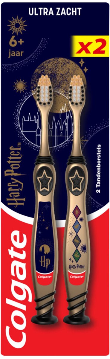 Colgate Tandenborstel Kids Harry Potter 2 stuks