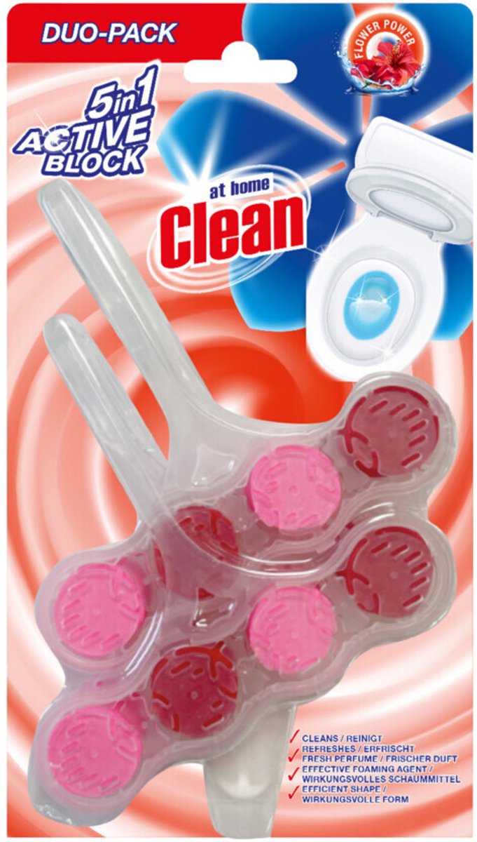 At Home Toiletblok Flower 2 stuks