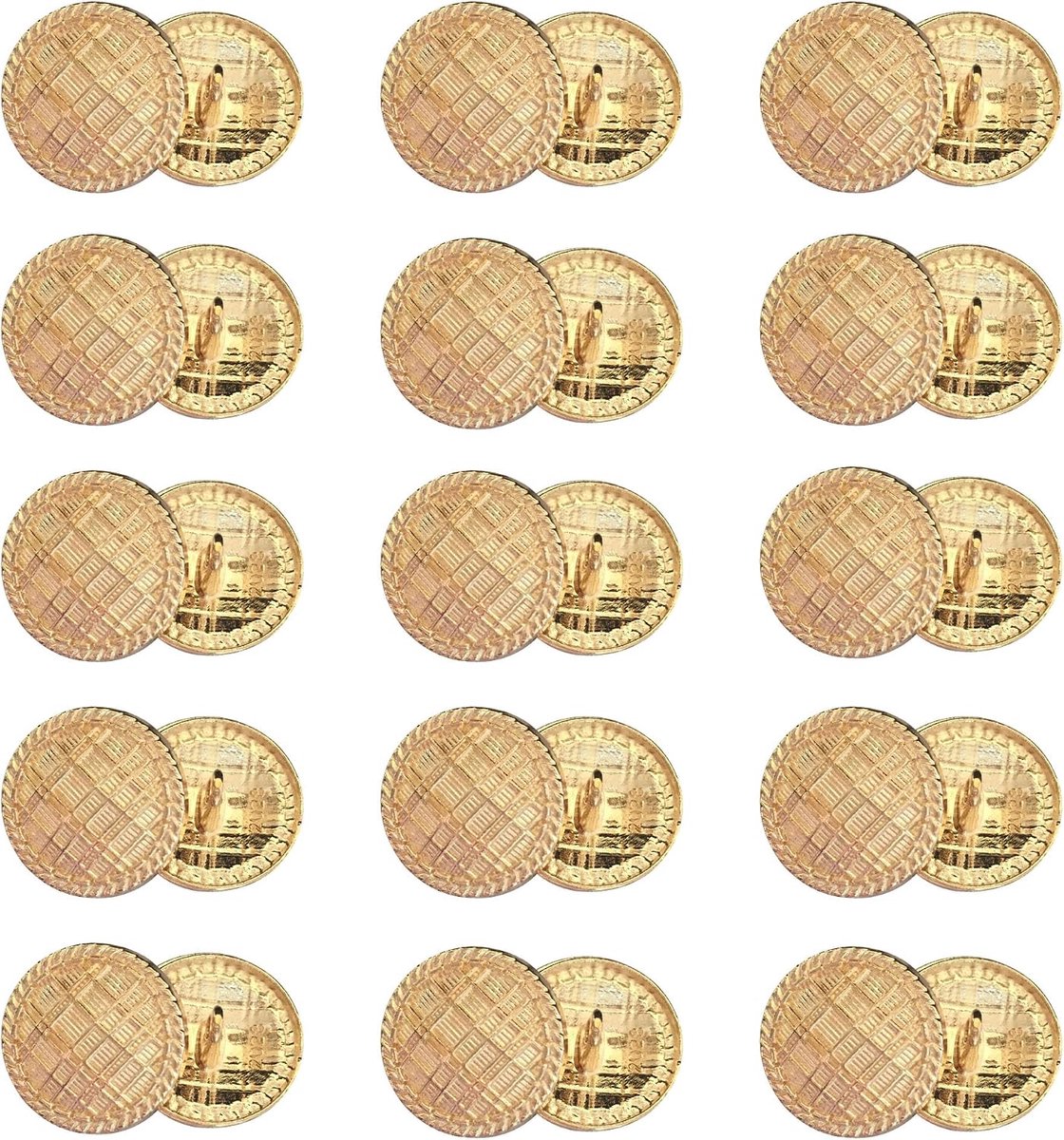 30 Edele Dirndl Traditionele Kostuums Gouden Knopen op te Naaien (B30 20mm)