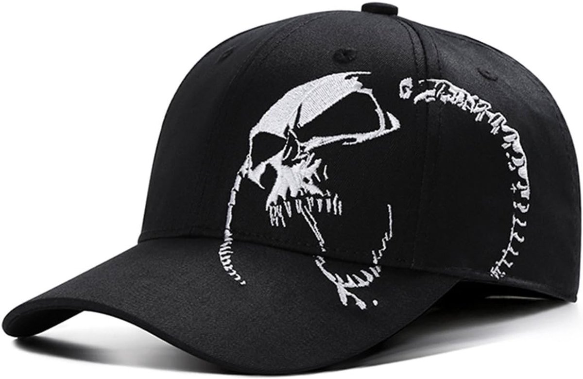 Baseball Cap 100% Katoen Outdoor Sport Cap Cool Skull Snapback Hoeden voor Mannen Vrouwen