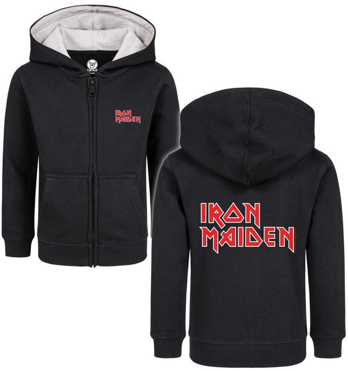Iron Maiden Metal-Kids - Logo Unisex Kinder vesten - zwart - 92
