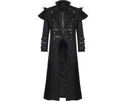 jas voor heren, vintage, middeleeuws ridderkostuum, leer, pantser jas, gothic, uniform, party, cosplay, Halloweenkostuum