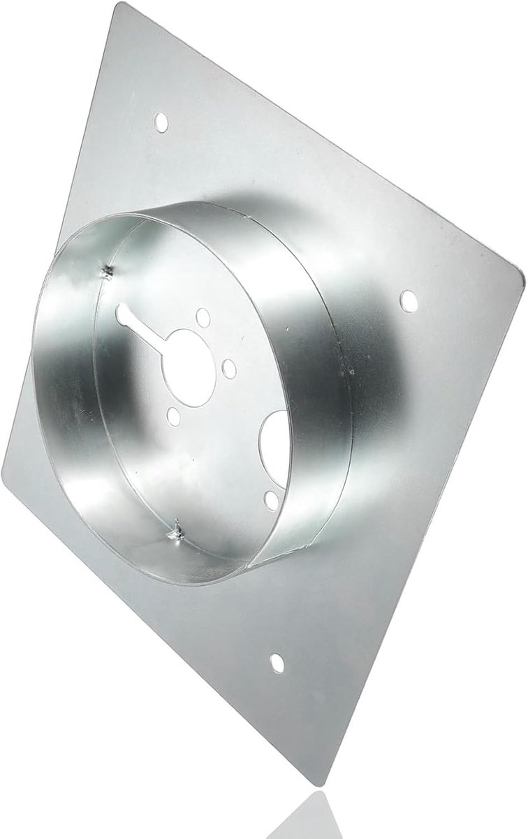Staande verwarming roestvrij staal, planaire toren, montageplaat, compatibel met Eberspacher Webasto, 40 mm diepte