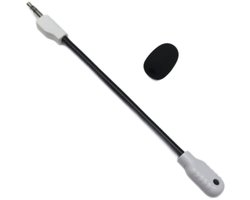 Microfoon voor Logitech G PRO X2 Lightspeed draadloze gaming headset,Afneembare Game Boom Lossless-geluid Microfoon Alleen van toepassing op voor Logitech G PRO X2 Mic,Wit