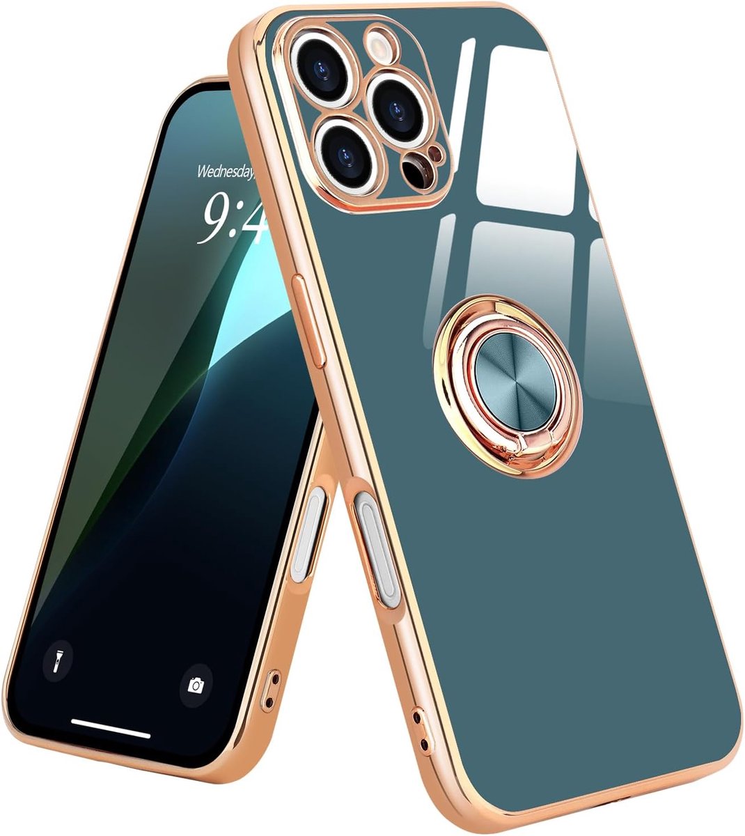 Compatibel met iPhone 16 Pro, grijs