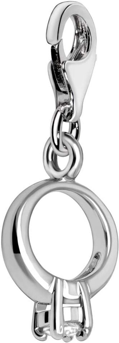 Verzilverd Hartjes Thema Charm Bedel Hangers voor Armbanden en Accessoires
