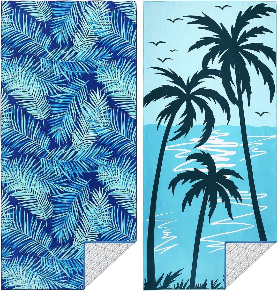 Strandlaken Microvezel Badhanddoek Groot 2 Set Strand Xxl Sneldrogend Accessoires Strandlakens Strandaccessoires Strandgerei