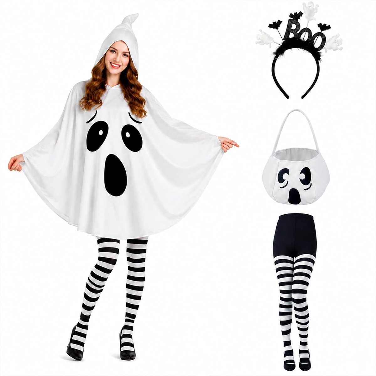 Kostuum dames Halloween geest kostuum dames spookkostuum