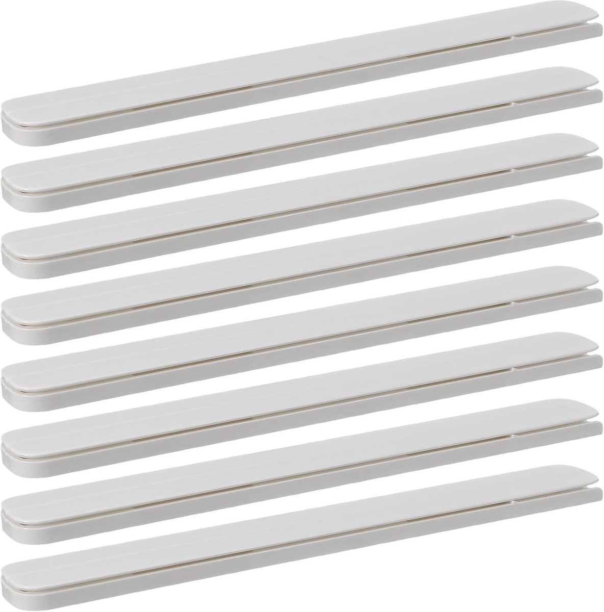 8 Stuks Lade schuifstrip Soft Close Lade -dia's glijbanen dia's White