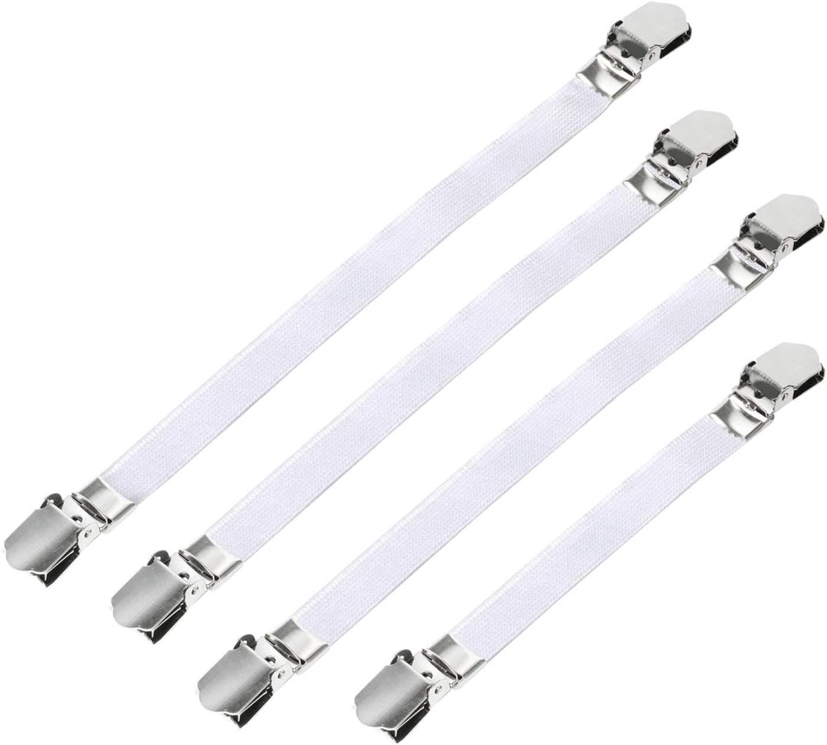 Strijkplankhoesclips Medium/Large - Wit - IJzer - Voor het bevestigen van strijkplankhoezen