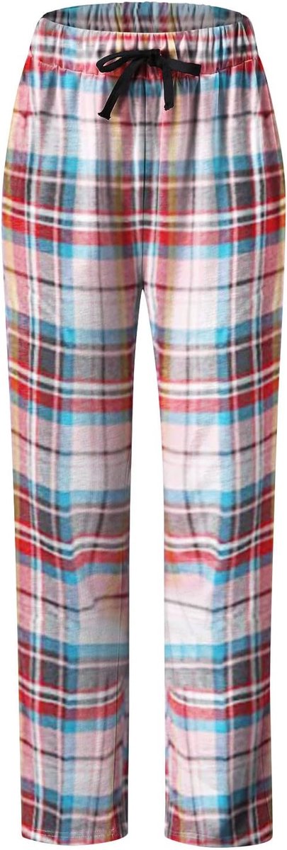 Broek Vrouwen Zomer Brede Hoge Taille Vloeiend Vakantie Strand Bohemian Losse Rechte Katoen Casual Lichtgewicht met Zakken A243