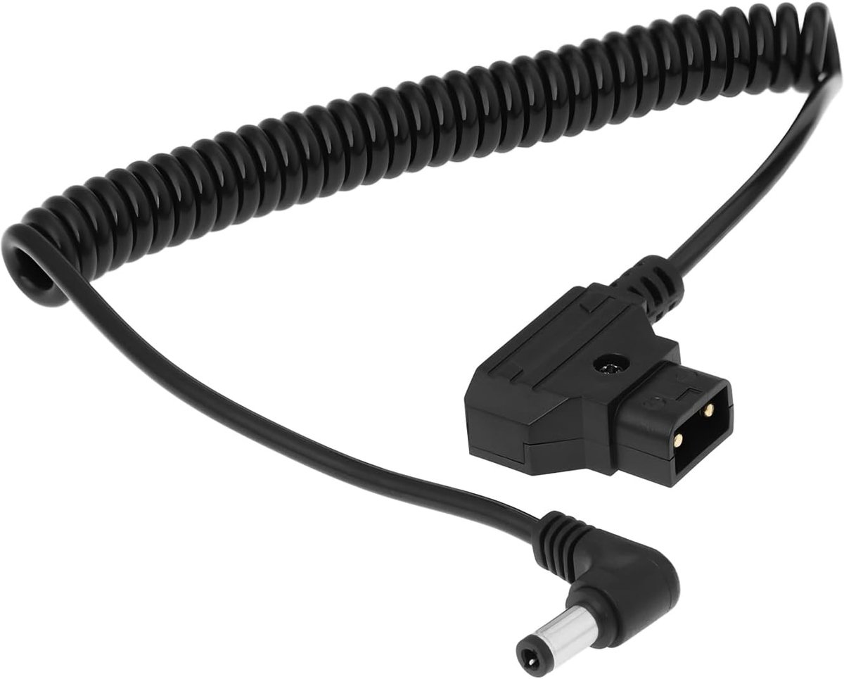 D-Tap Kabel 12V - DC5.5x2.5mm - Rechte Hoek - Voor DSLR Rig - Compatibel met Lectrosonic