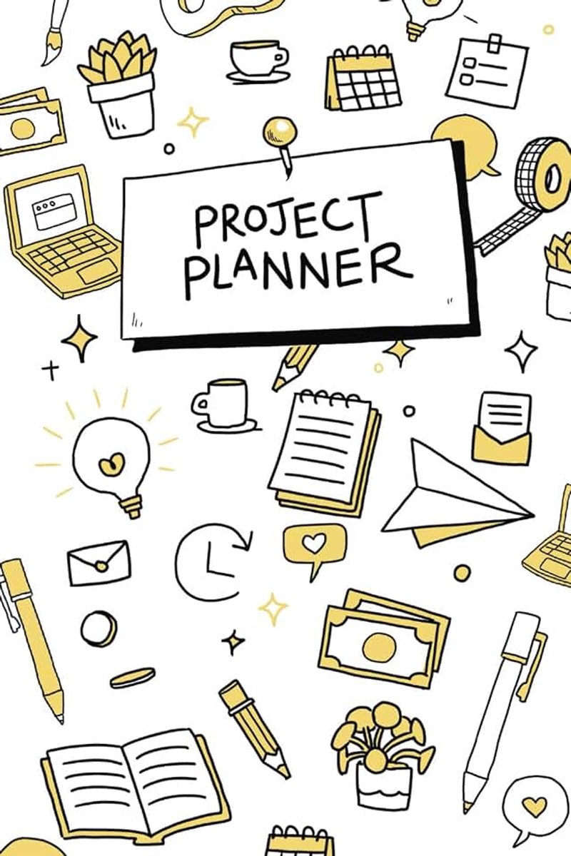 Planner: Creative Project Organizer and Task Management with Checklists, Expenses, Sketch Pad, and Notebook