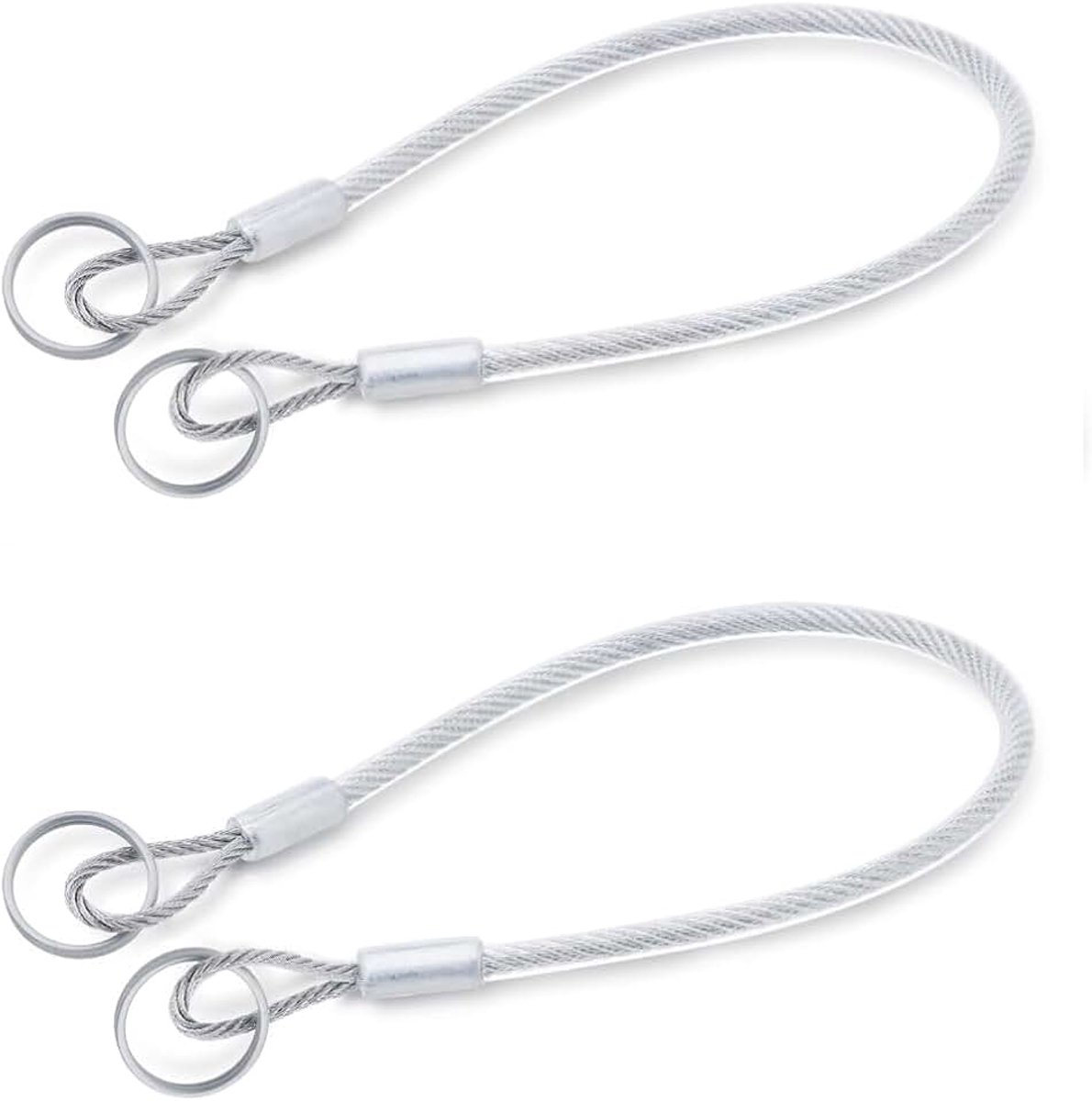 Normelemente GN 111.2-500-24-A-TR roestvrij stalen touw, zilver