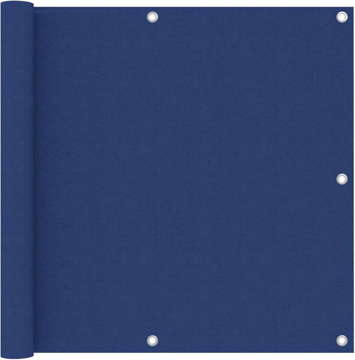 Balkon inkijkbescherming bespanning terras windscherm zonwering balkonbekleding balkonbekleding Oxford-stof blauw 90 x 600 cm (L x B)