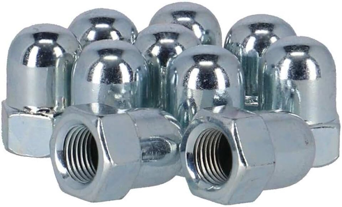 HR FG 9,5 mm, geschikt voor Shimano transmissie-aandrijvingen 3/7/8, zilver (verpakking van 10 stuks)
