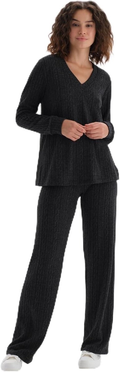 Joggingbroek met normale taille dames Pyjamabroek
