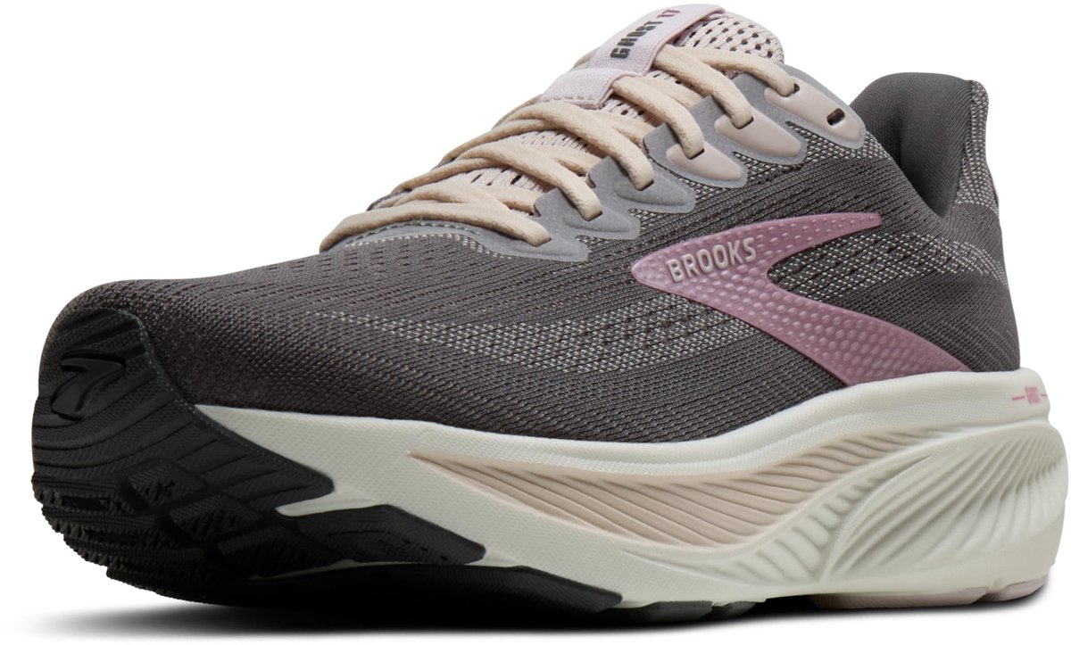 Brooks Ghost 17 - Hardloopschoenen - Poppy Seed / Pink / Bluewash - EUR 35.5 / US 5