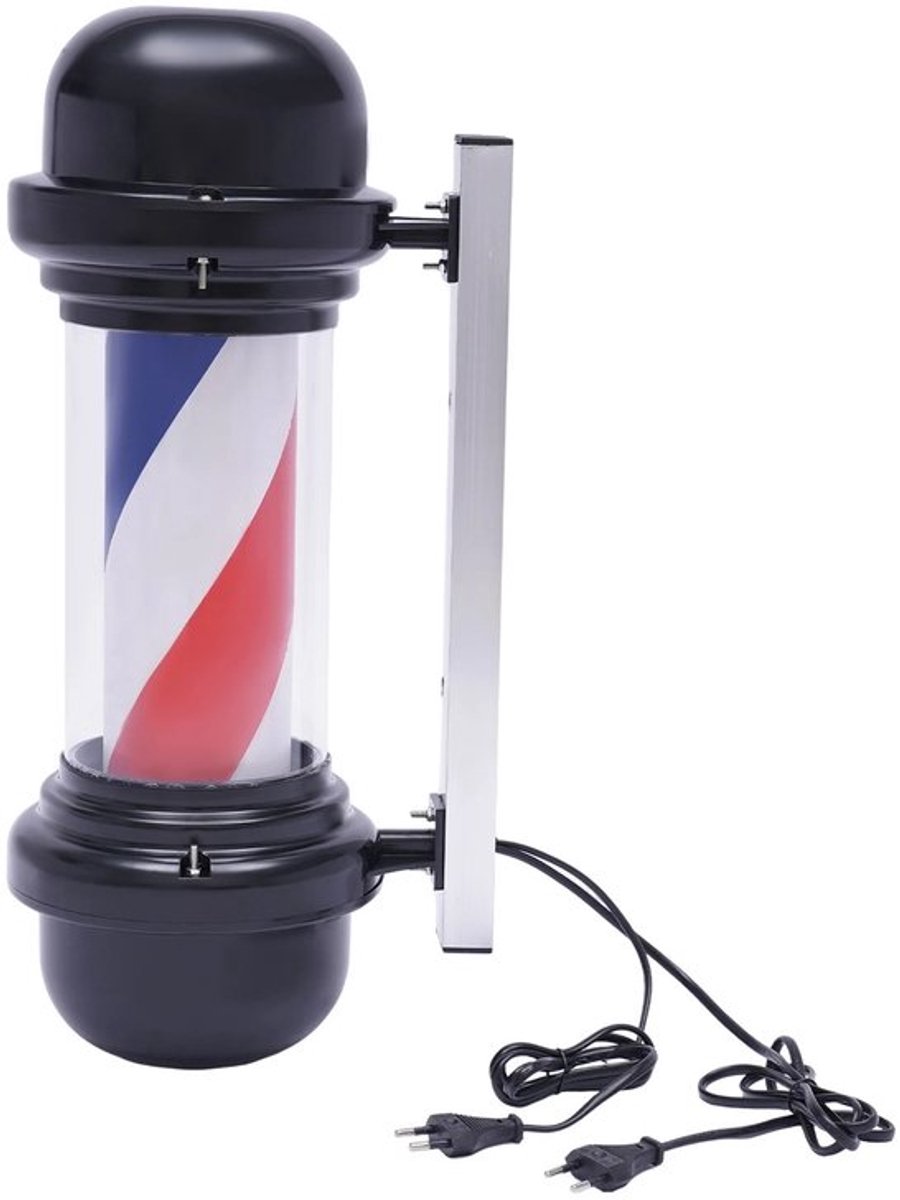 Nageldrogerlamp 20 Inch - LED Verlichting - Metaal - Zwart Rood Wit Blauw - Voor Kapperszaak - Stylingaccessoire