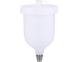 600 Ml Spuitpistool Pot Zwaartekracht Feed Plastic Verf Cup voor D Evilbiss GTI/T-EKNA Pro Pri FLG Plastic Devilbiss Spuitpistolen