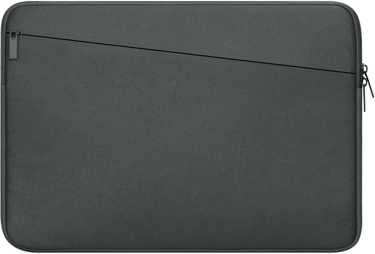 14 inch Laptophoes Draagbare laptoptas met ritssluiting Accessoiretas Compatibel met 15" MacBook Air M4 M3 M2 14" HP Acer Dell Chromebook, Gewatteerd laptophoes