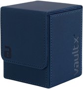 Vault X Exo-Tec® Trading Card Deck Box met Bovenopening 80+ – Kaarthouder en Opbergdoos – Blauw