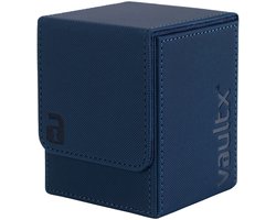 Vault X Exo-Tec® Trading Card Deck Box met Bovenopening 80+ – Kaarthouder en Opbergdoos – Blauw