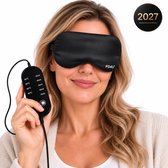 Verwarmd USB-elektrisch Oogmasker met Slimme Temperatuurregeling en Timer - Stoomkatoenen Masker voor Droge Ogen en Blefaritis
