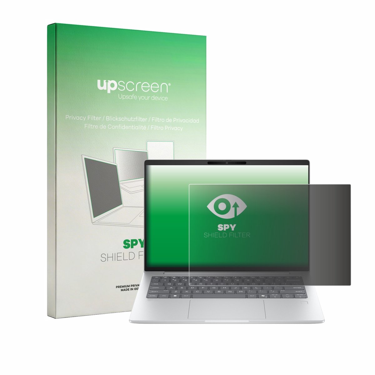 upscreen - privacyscherm voor HP EliteBook 6 G2q 14" - privacy filter screenfilter Blauwlichtfilter