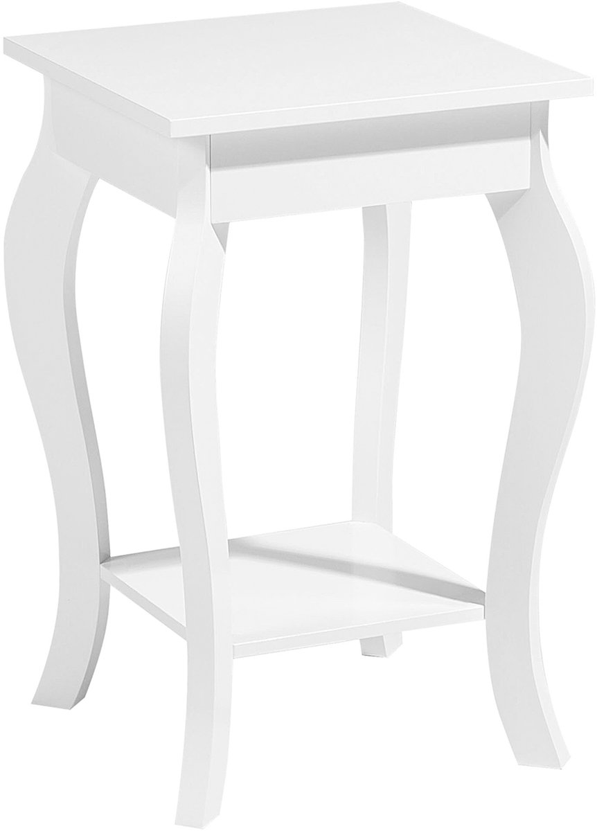 Beliani AVON - Bijzettafel - Wit - MDF