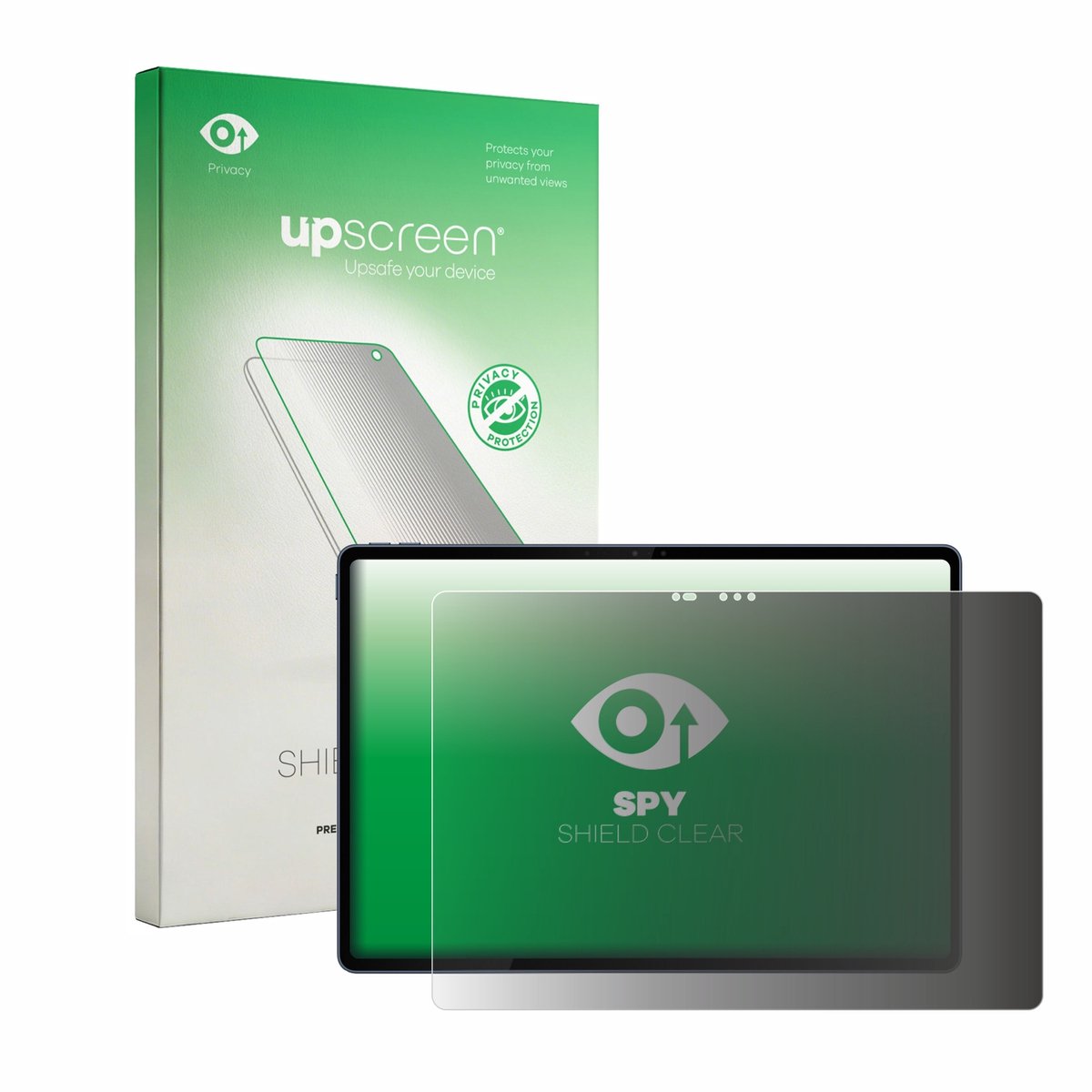 upscreen - privacy screenprotector voor Lenovo Yoga Tab Plus Gen 2 - Folie Beschermfolie Blauwlichtfilter
