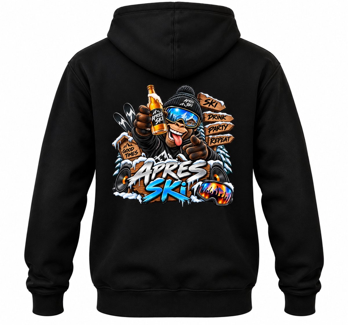 Apres Ski Hoodie - Maat XS - Monkey