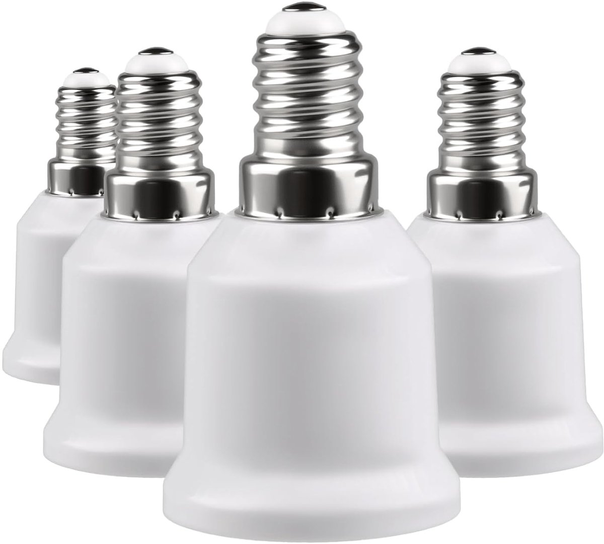 4 stuks E14 naar E27 adapter fitting converter lampvoet