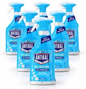 Antikal Douche Express Witte Bloem Douche Spray – 6 x 800 ml – Kalkreiniger – Zonder Spoelen