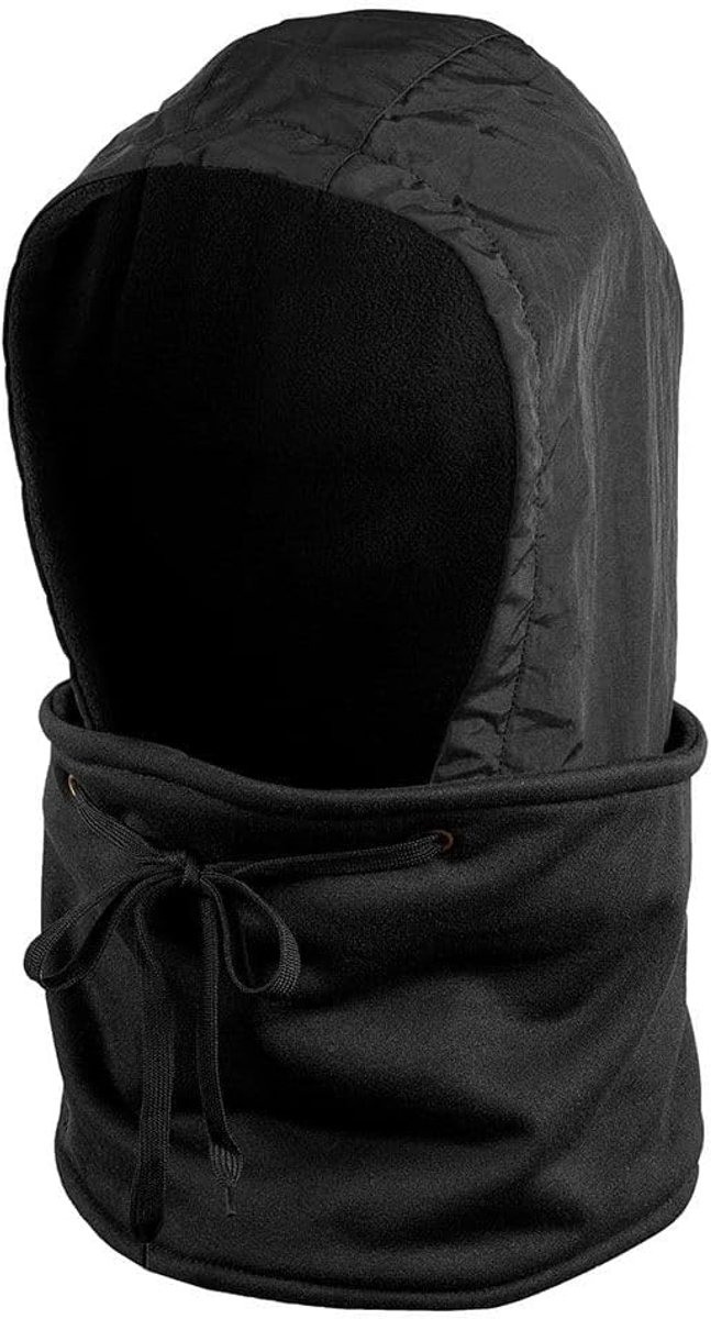 bivakmuts heren - Fleece/Waterdicht - Zwart - One Size - Fleece muts heren - Bivakmuts heren - Bivak muts - Bievakmuts