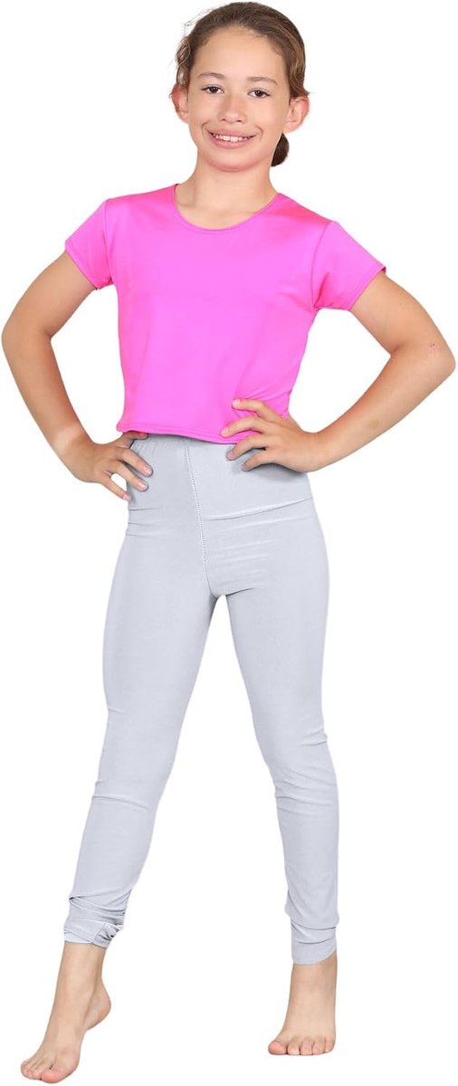 Leggings voor meisjes, hoogwaardige meisjeslegging, stijlvol, duurzaam, functionele turnlegging, meisjes, ideale rekbare skinny zomerlegging voor meisjes