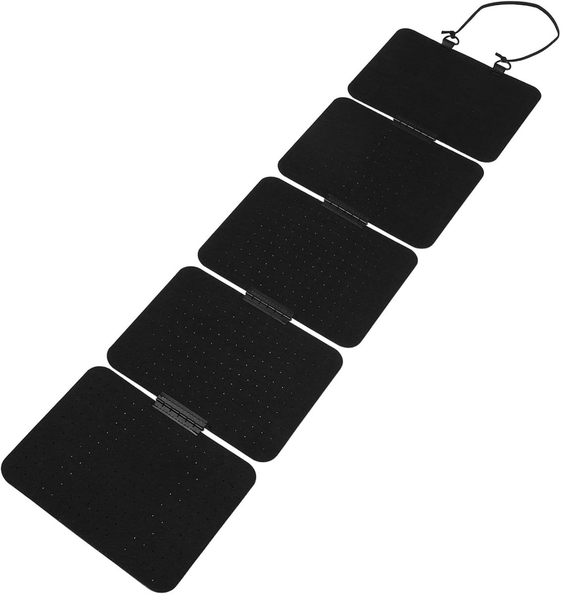 Broche Opslag Hangende Tas Draagbare Sieraden Organisator Wandmontage Kettinghouder Ketting Sieraden Organisator Hangende Sieradenopslag Reversinstelling Juwelier Voelde Zwart