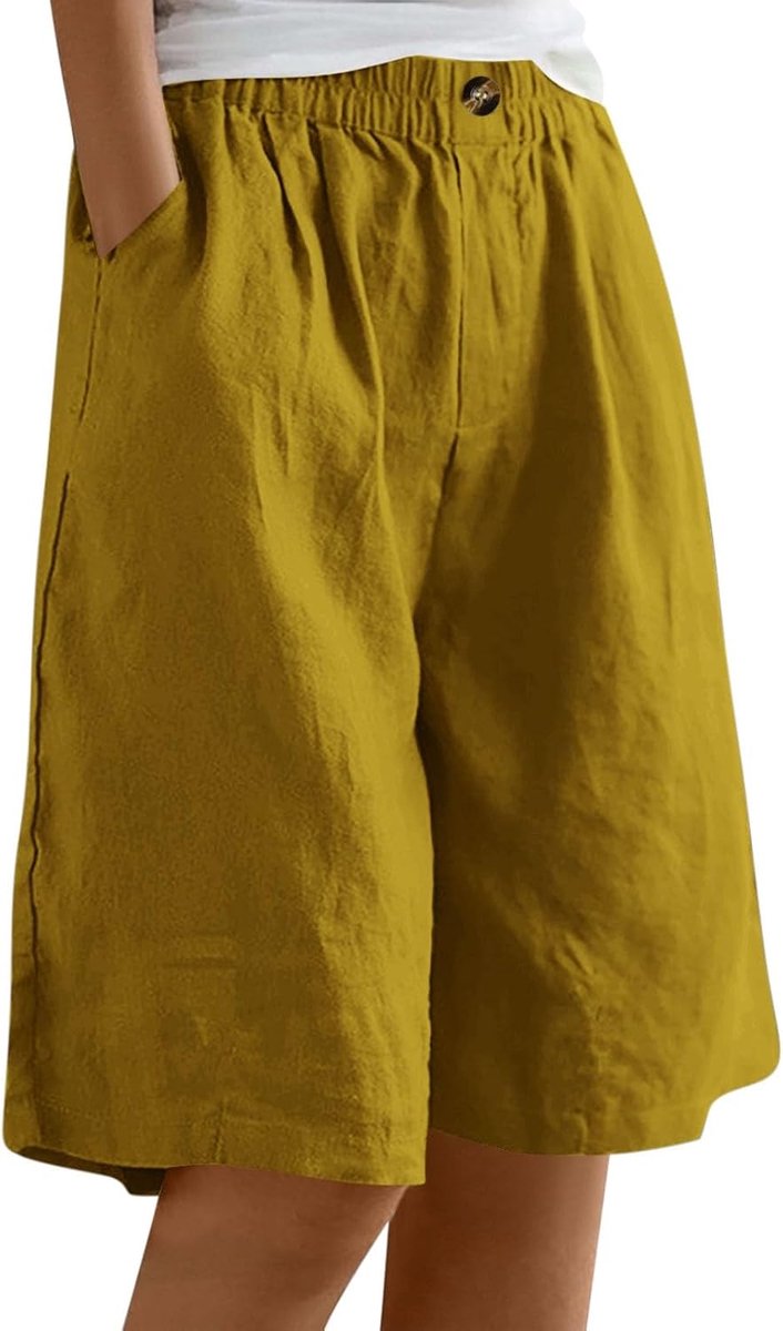 Pyjamashort voor dames, schattig, zacht, Schotse print, knoopsluiting aan de voorkant, nachtkleding