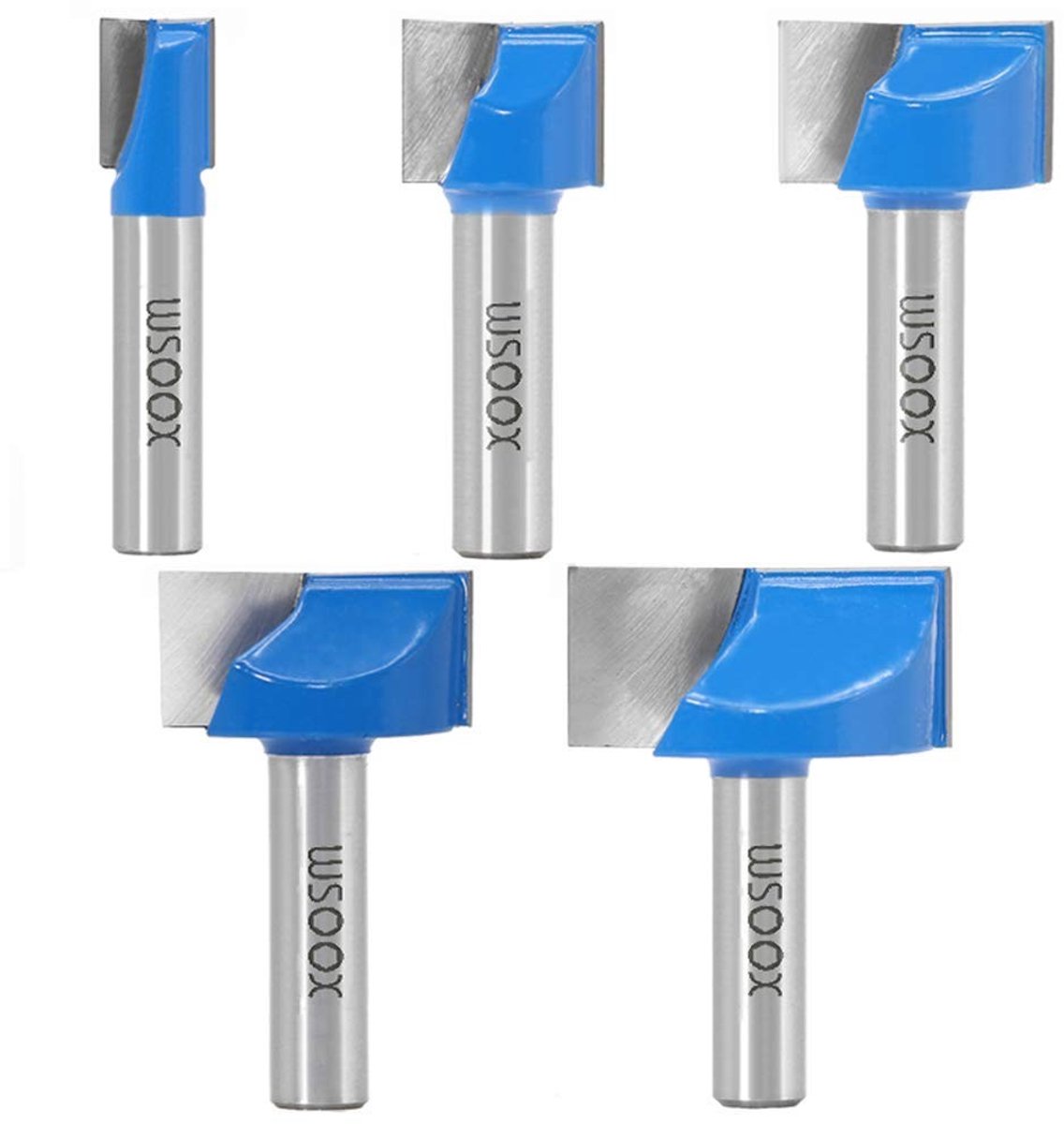 Set van 5 schoonmaakboren 8 mm, houtfrees 10/16/22/25/32 mm voor precisiewerk en houtbewerking