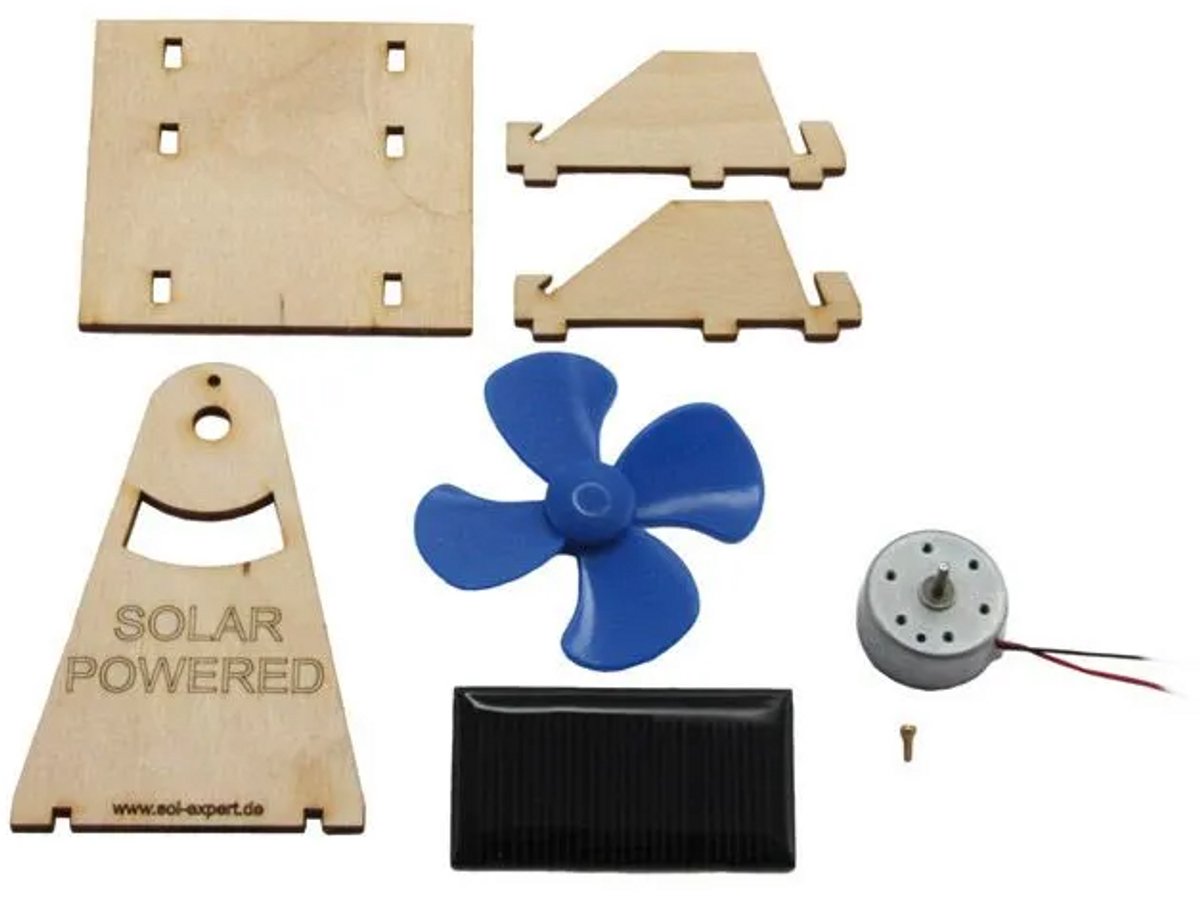 Zonneventilator, set van 20 | Klassenset | Educatieset | Experimenteerset
