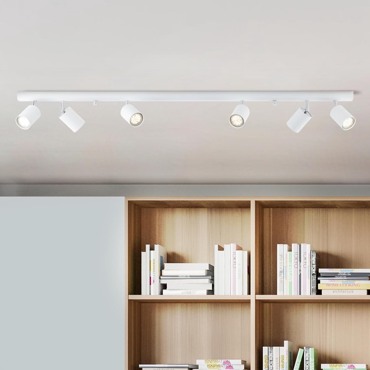 LED plafondlamp | 6 vlammen | 9 x 119 x 15 cm | plafondspot met