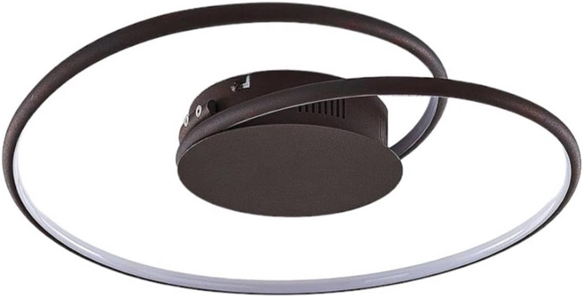 LED plafondlamp Joline (modern) in Bruin uit overige metaal o.a. voor woon-/ eetkamer, inclusief lichtbron - plafonnière plafondverlichting