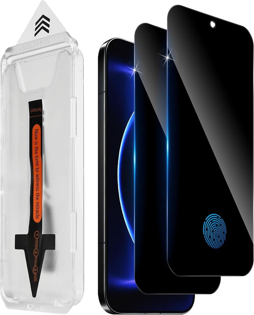 Beschermfolie voor Xiaomi 17 Ultra 5G voor pantserglas, 2 stuks [auto-installatie] Privacy privacyfolie, anti-spy film, privacy, veiligheidsglas, extreem krasbestendig, 9H