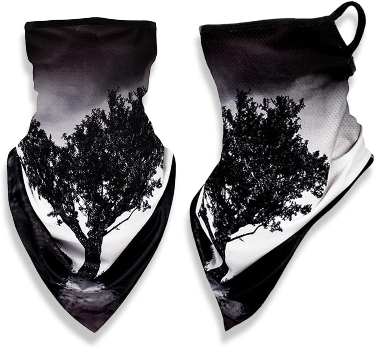 2 stuks halsband, multifunctioneel, elastisch, voor dames en heren, uv-bescherming en stofdicht, balaclava, buissjaal (voor yoga, hardlopen, wandelen)