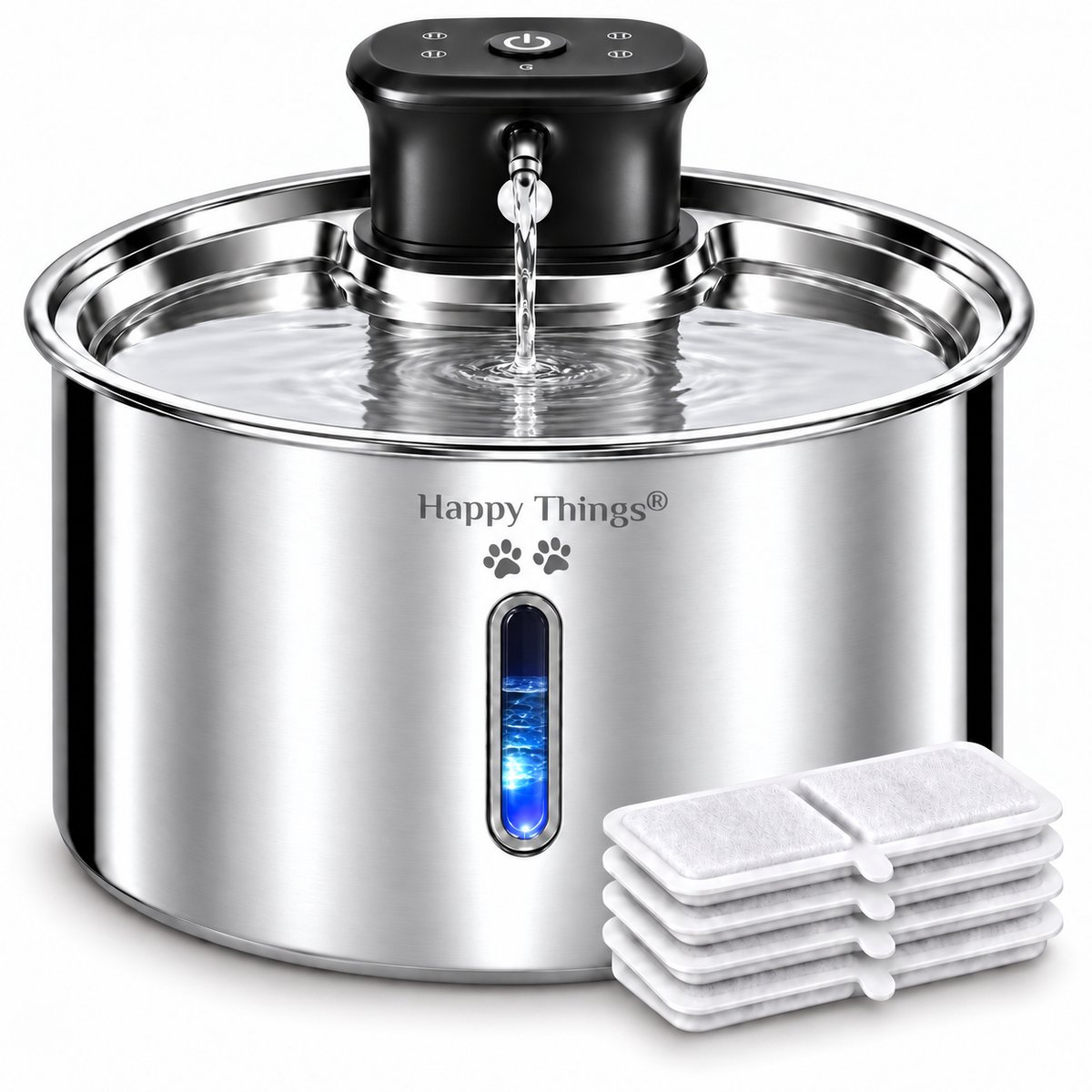 Happy Things ZR20 draadloze drinkfontein 3,2 liter met sensor